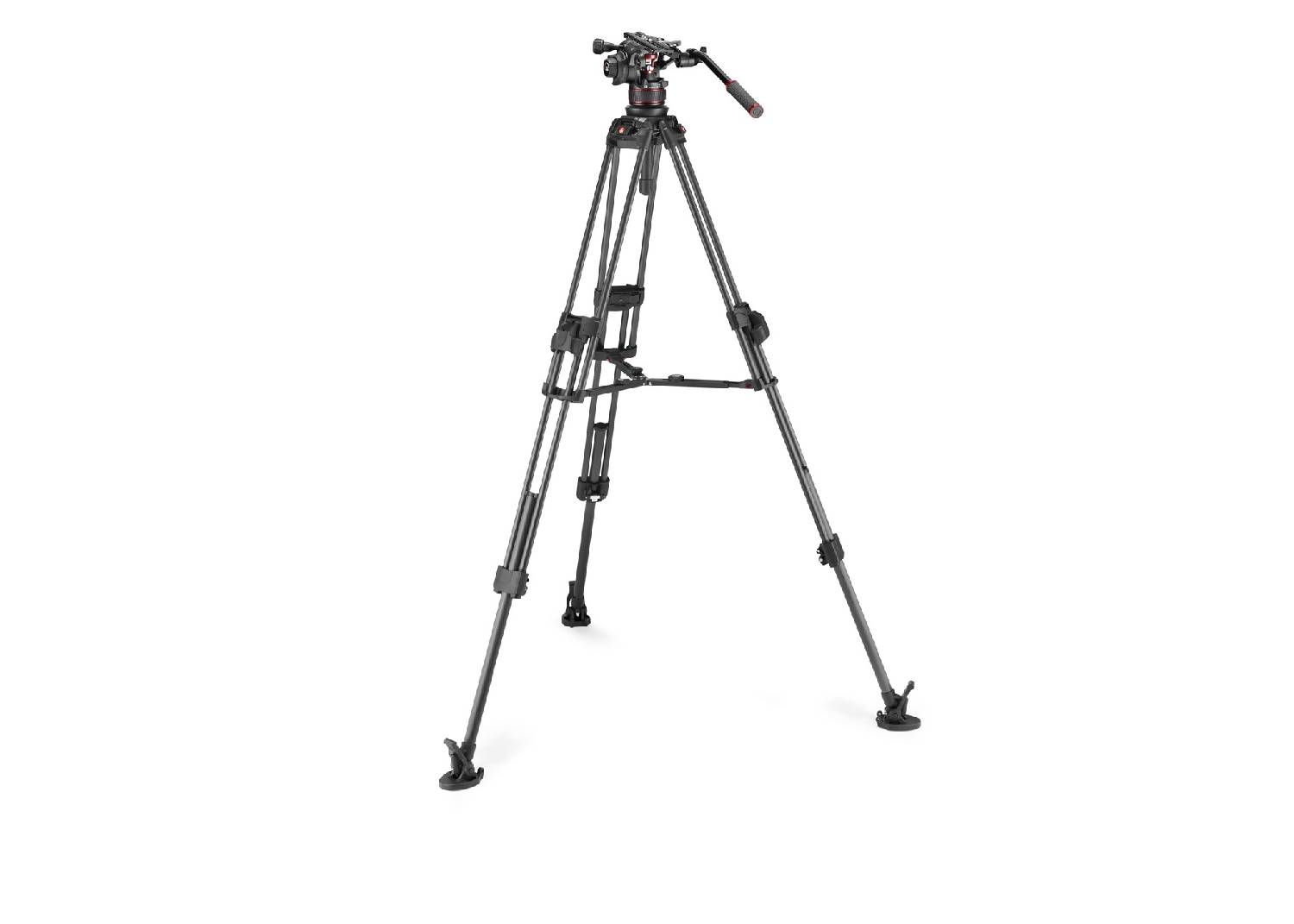 Manfrotto Zestaw 645 Carbon Fast Twin +głowica 612 środ