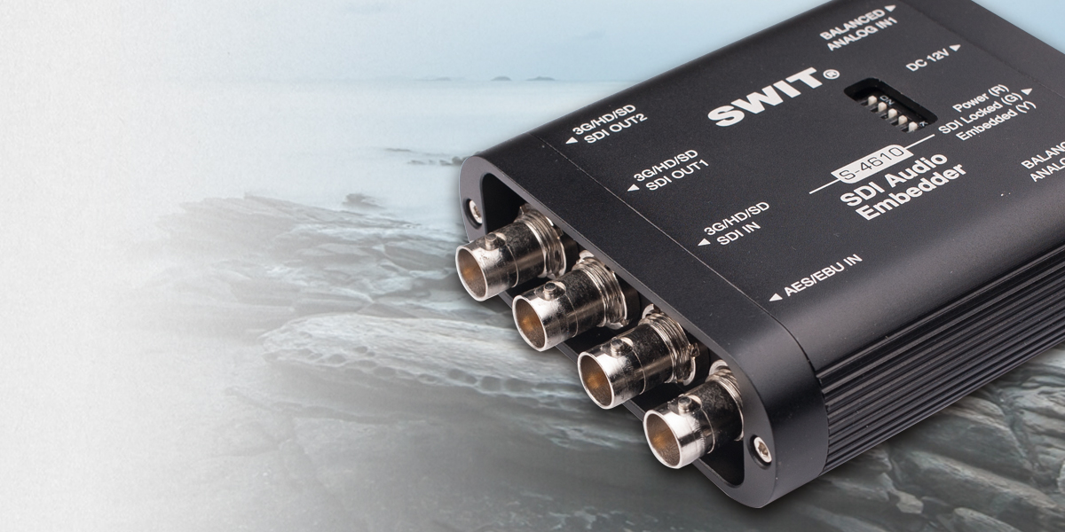 SWIT S-4610 | Konwenter Duty SDI Audio Embedder