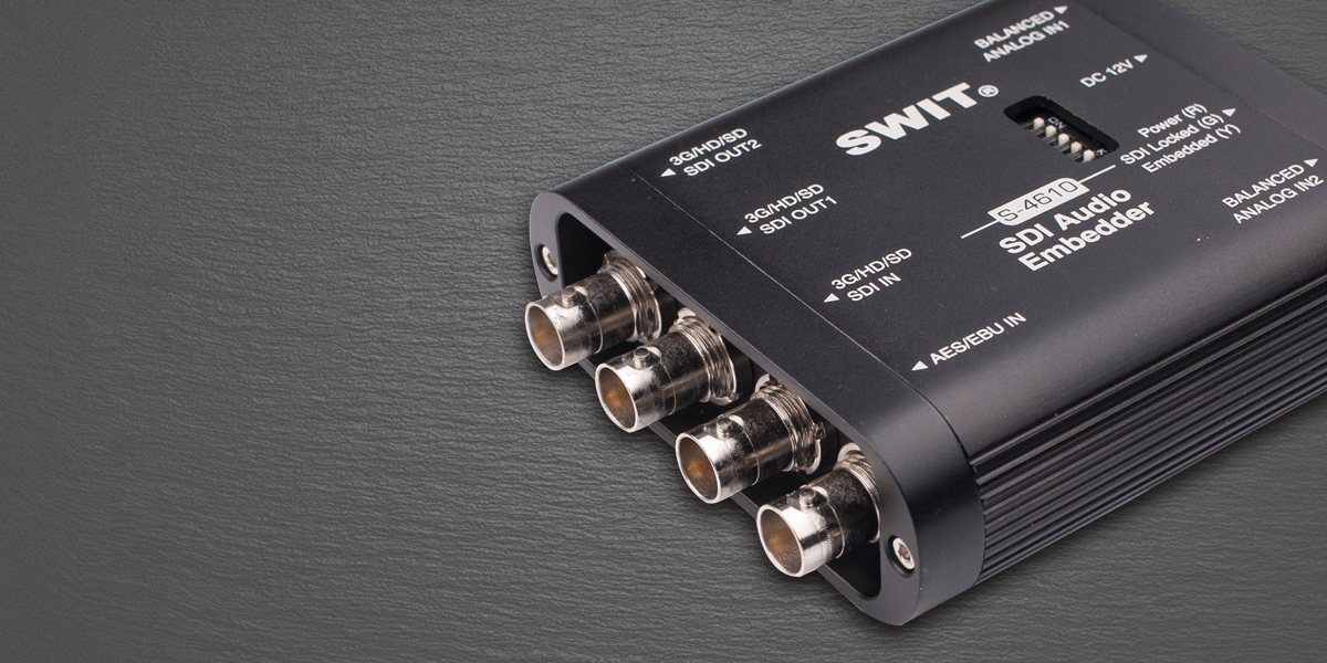 SWIT S-4610 | Konwenter Duty SDI Audio Embedder