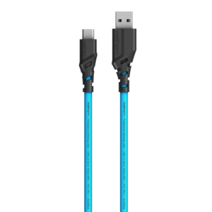 Mathorn MTC-200 kabel tethering 2m USB-A - USB-C ArcticBlue