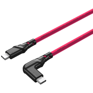 Mathorn MTC-511 kabel do tetheringu 5m USB-C – USB-C 90° Magenta