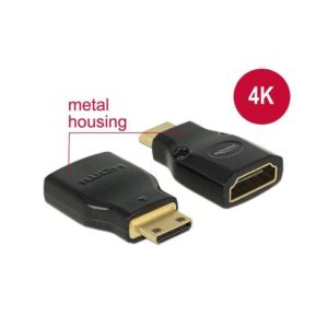 Adapter Delock HDMI (F) -> mini HDMI-C (M) 4K