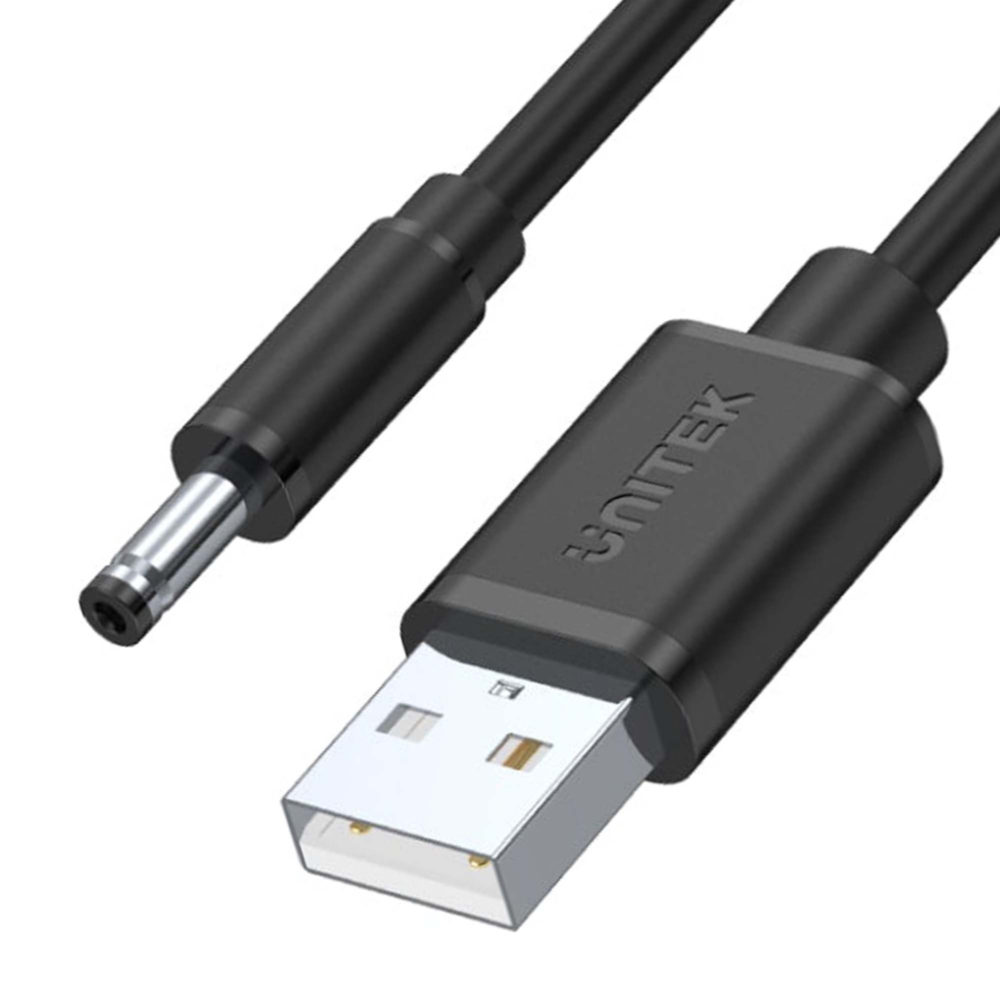 UNITEK kabel zasilający USB - wtyk DC 3.5/1.35 mm