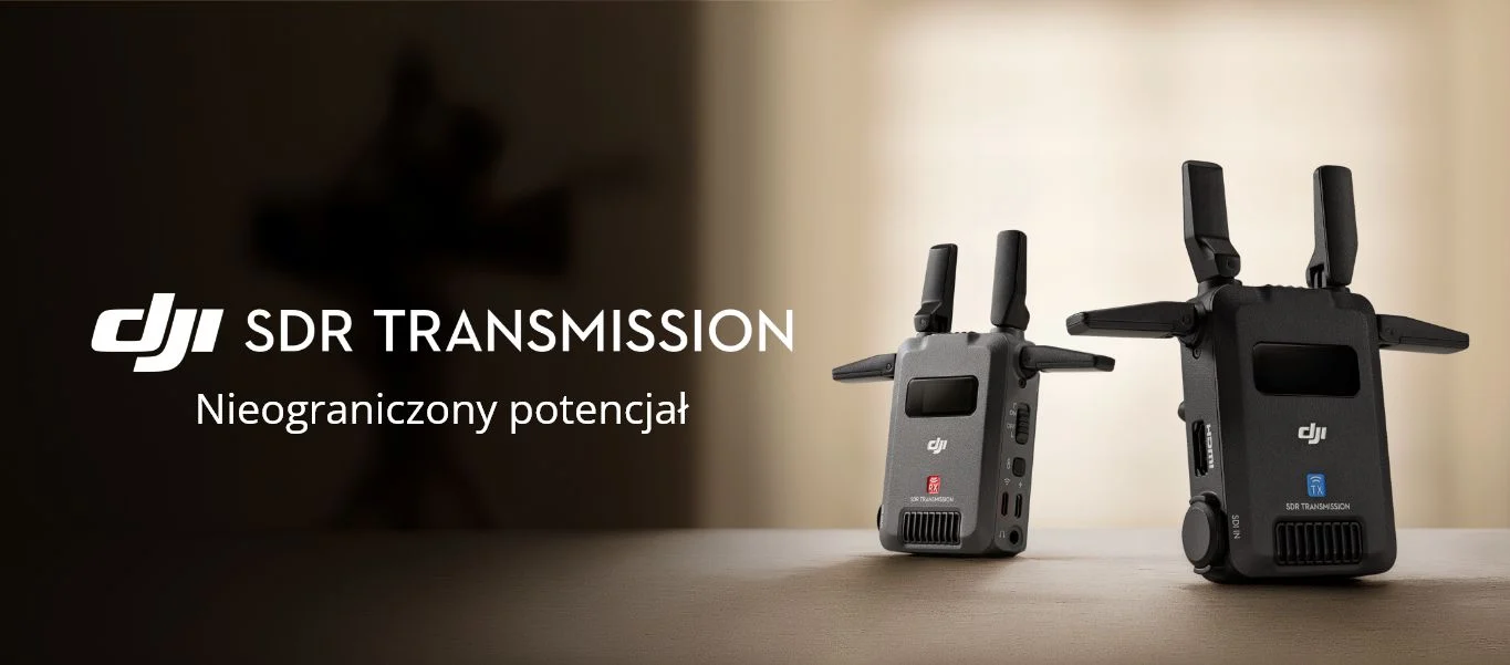 Bezprzewodowy system transmisji DJI SDR Transmission Combo