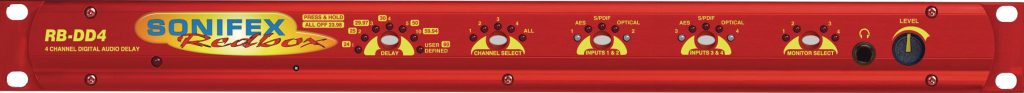 SONIFEX Dante RB-DD4 4 Channel Digital Audio Delay - Opóźniacz Cyfrowego Dźwięku 4 Kanałowy