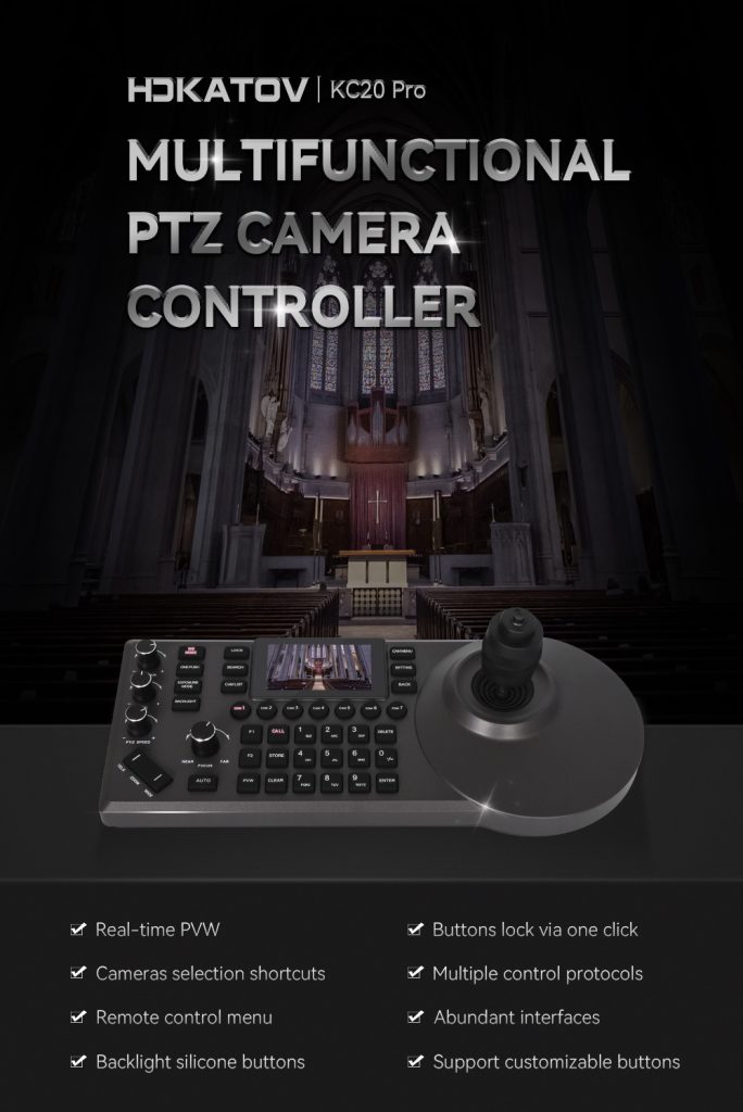 Kontroler KATOVISION KC20N Pro Multifunctional PTZ Camera Controller