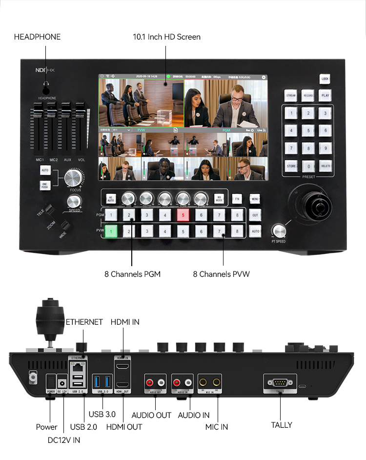 Mikser Wideo KATOVISION KT-KD30N Live wideo control switcher